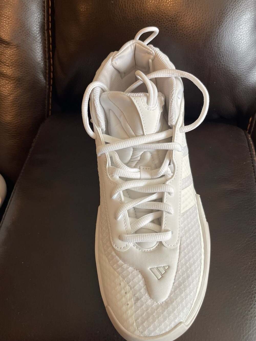 Adidas Exhibit Select Basketball Shoes White - Picture 2 of 12